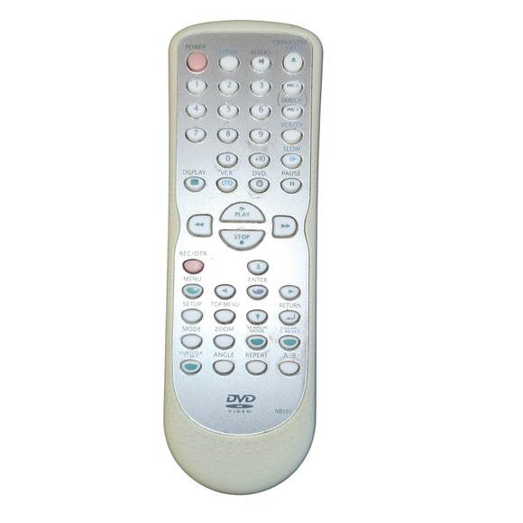 DVD Video Remote Control NB101 Player VCR TV Replacement - Picture 1 of 4